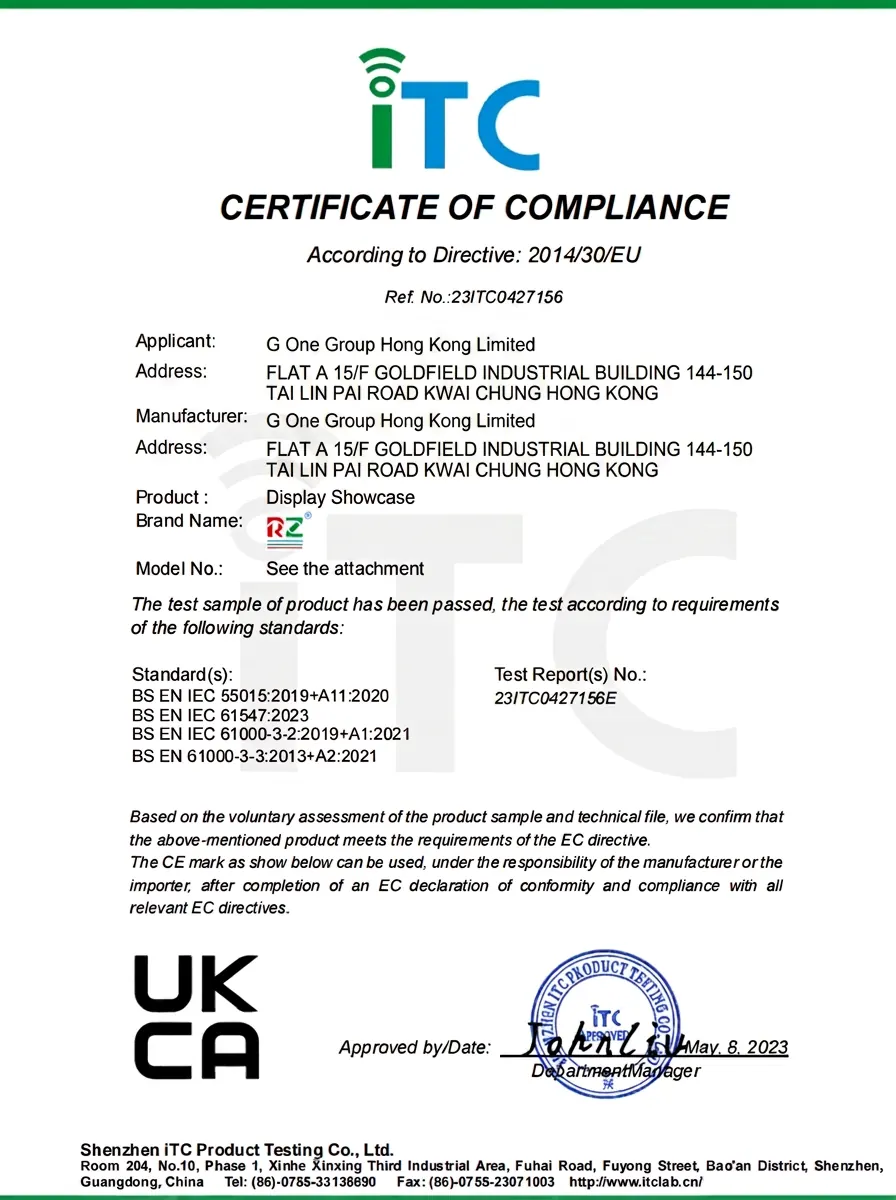 UKCA certificate