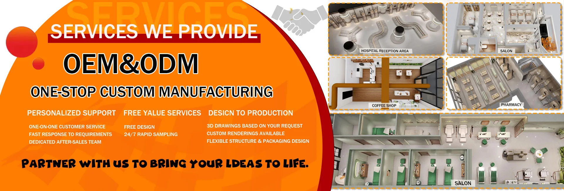 G1 DISPLAY OEM and ODM one-stop custom manufacturing service banner
