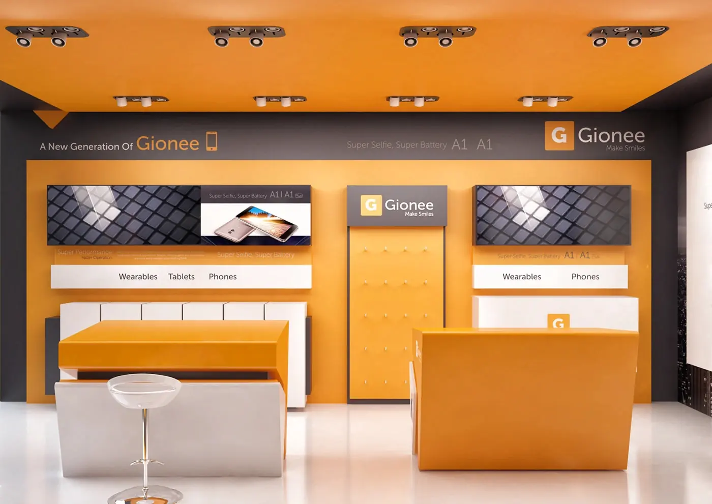 Minimal Electronics Retail Lab full project view