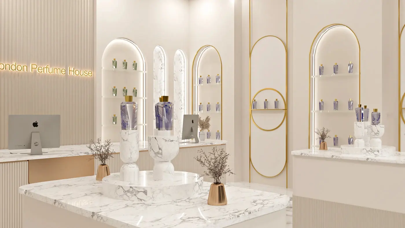 Luxury Perfume Boutique full project view