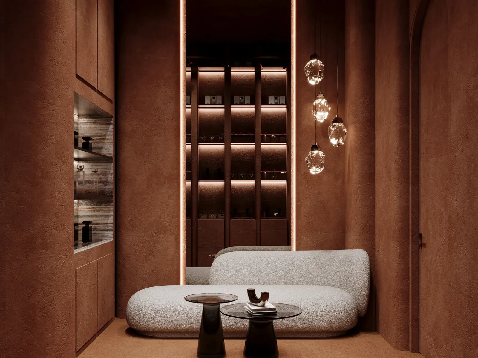Natural Skincare Retail Space full project view
