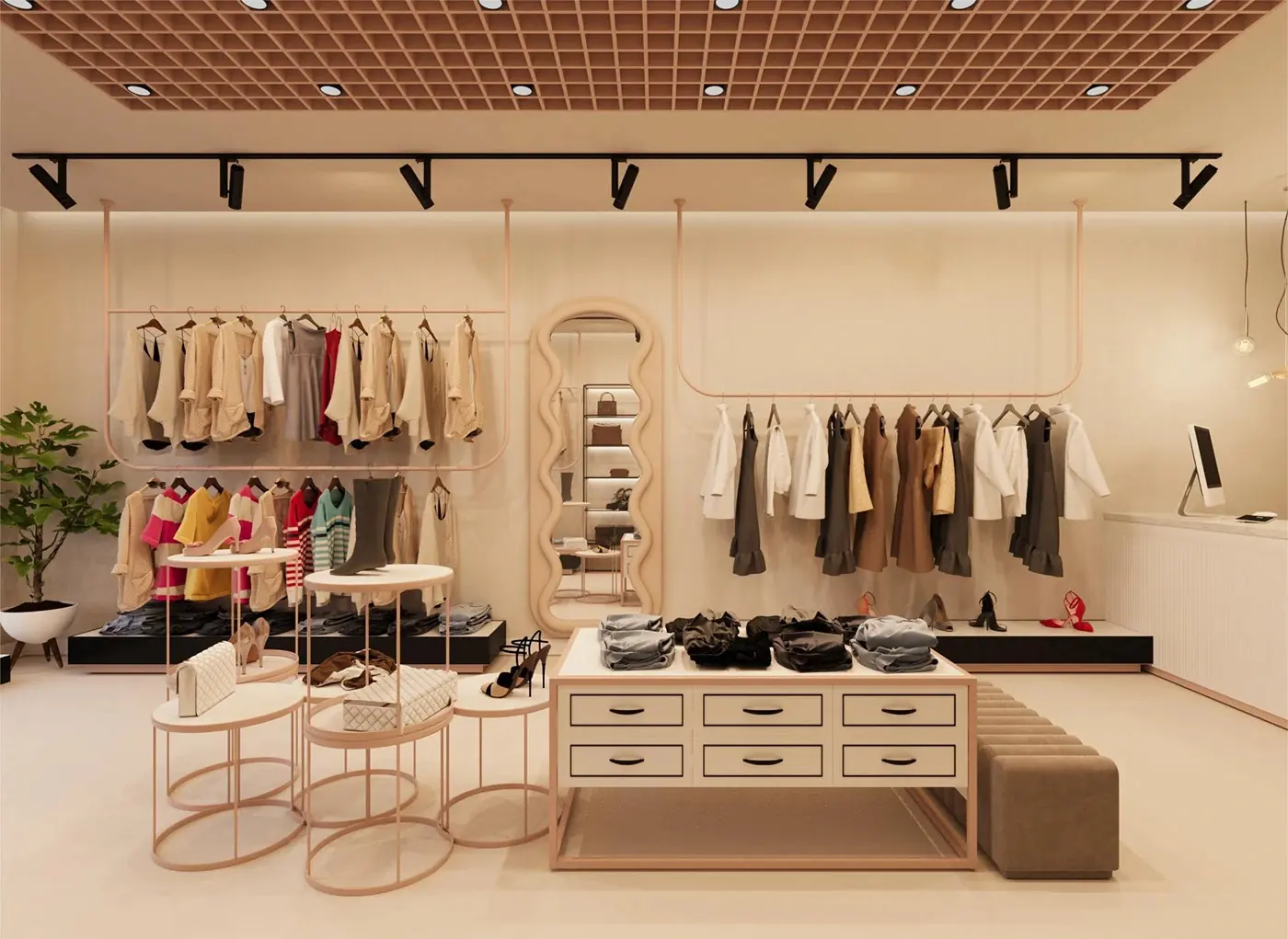 Modern Multi-Brand Clothing Store full project view