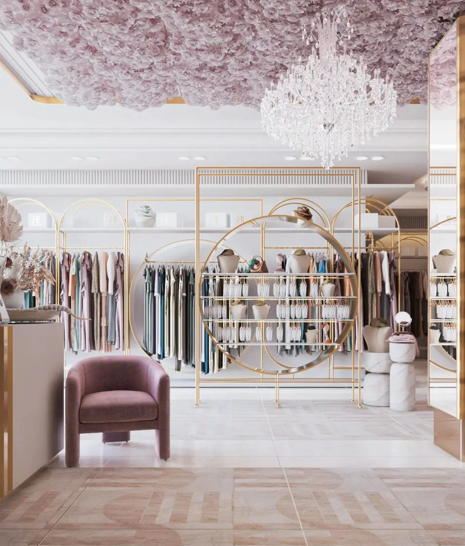 Natural Linen Fashion Space full project view