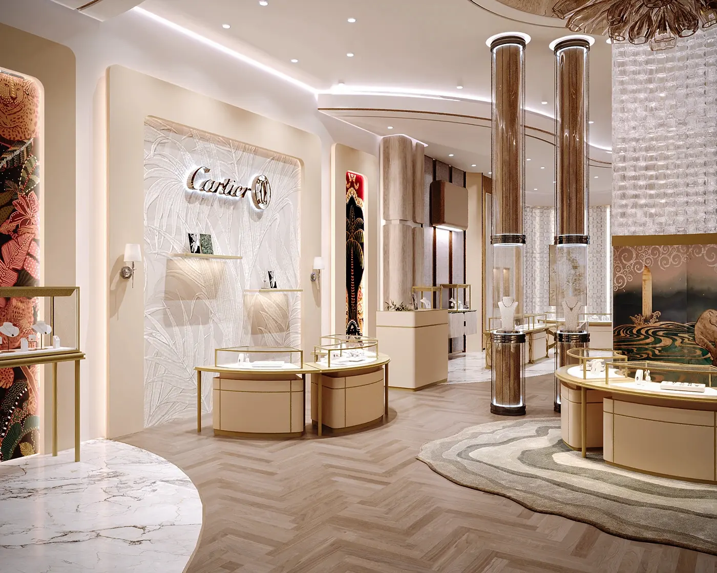 Minimal Diamond Showcase Store full project view