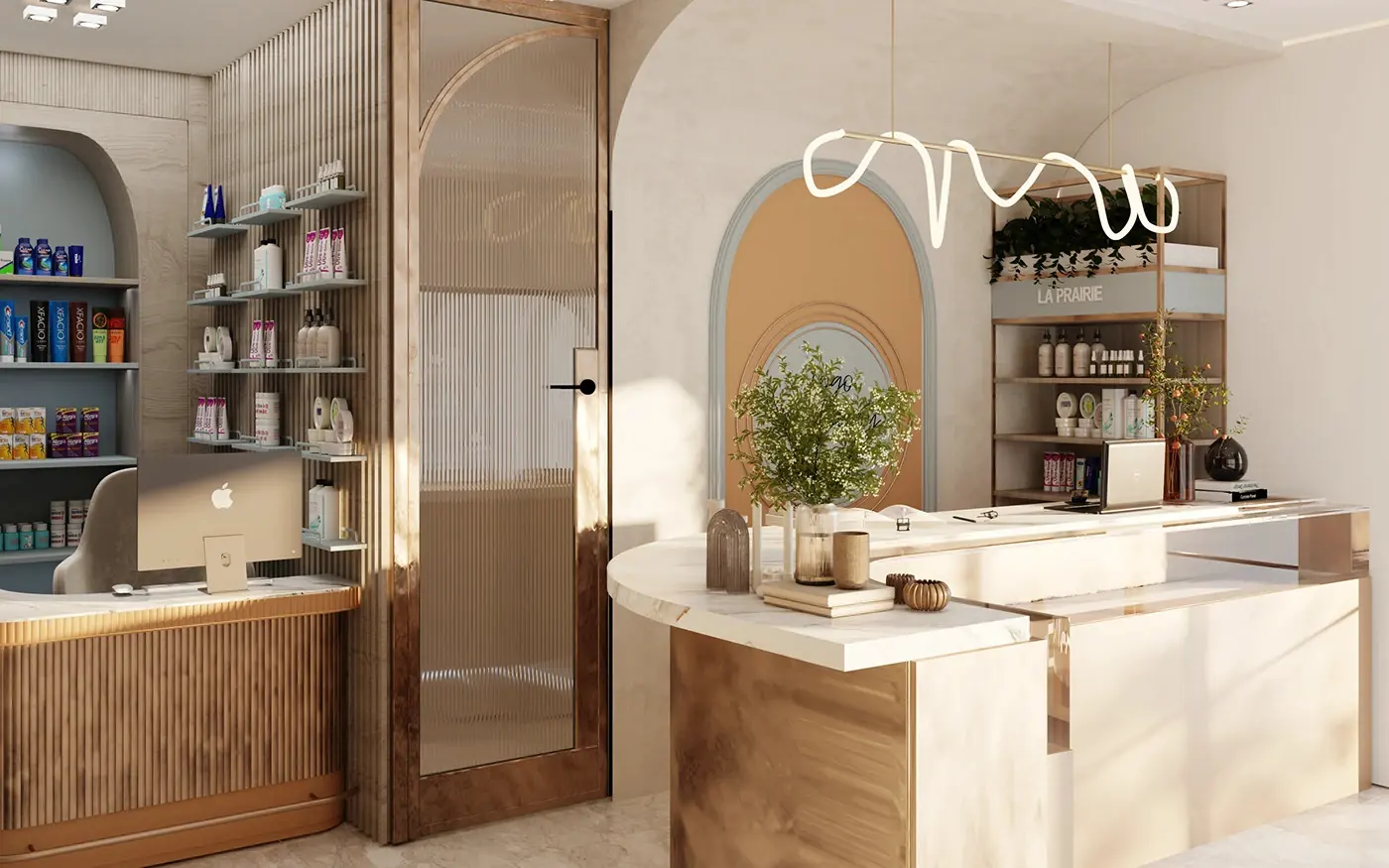 Premium Wellness Retail Store full project view