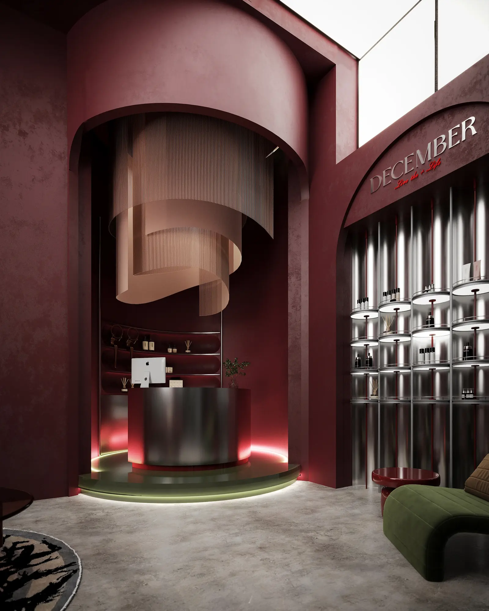 Natural Scalp Care Salon full project view