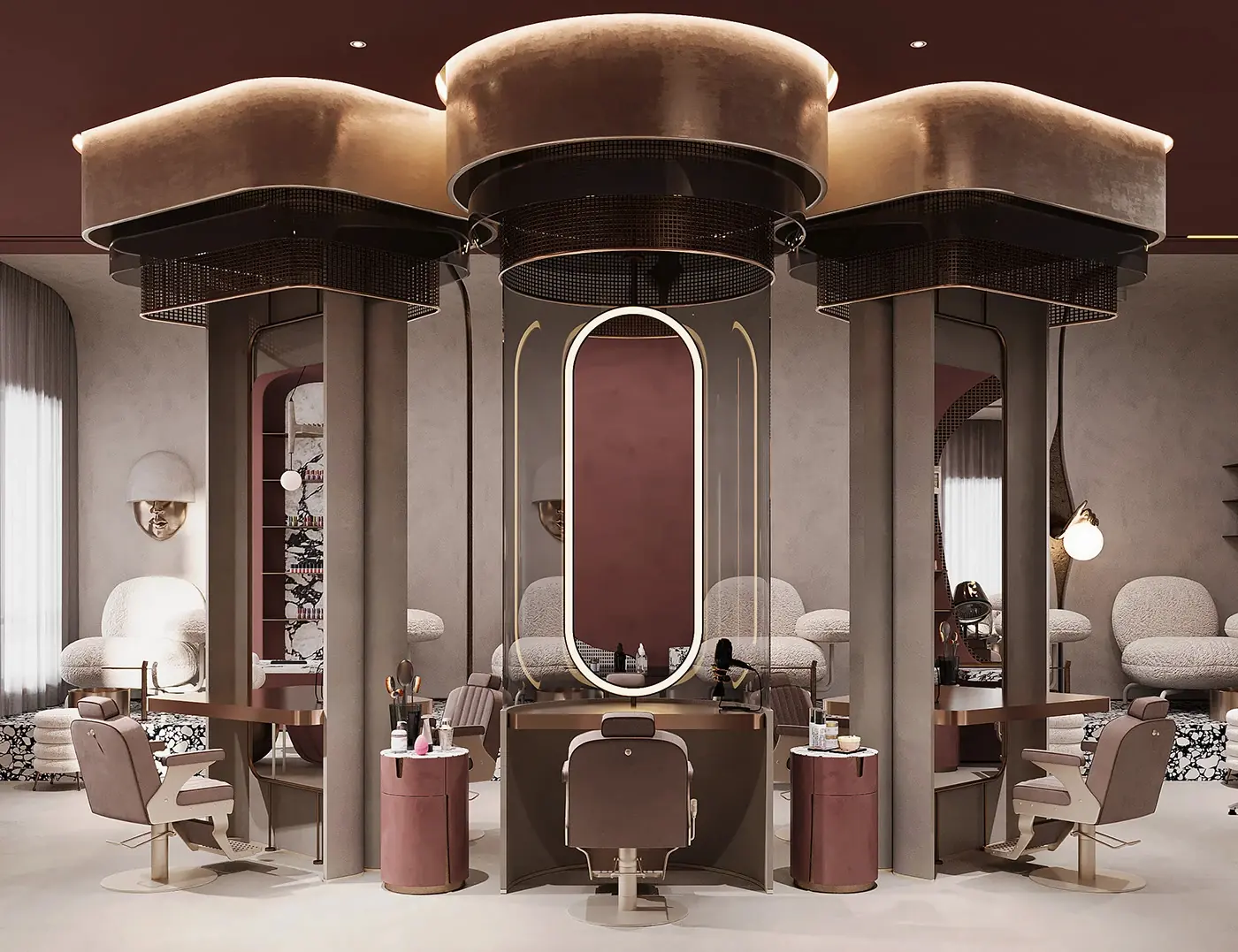 Premium Nail and Beauty Salon full project view