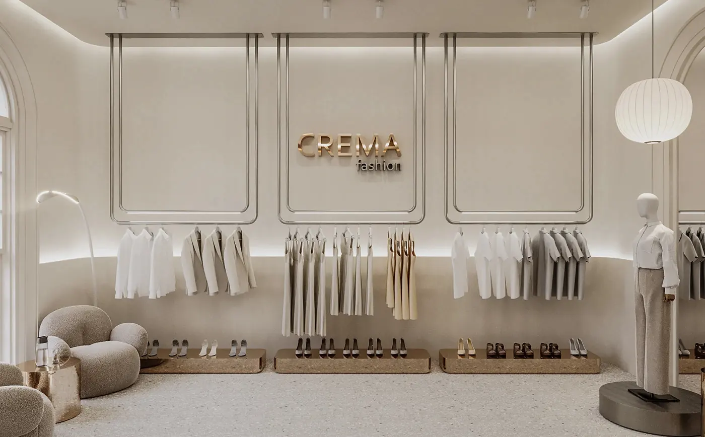 Urban Streetwear Retail Shop fixture detail