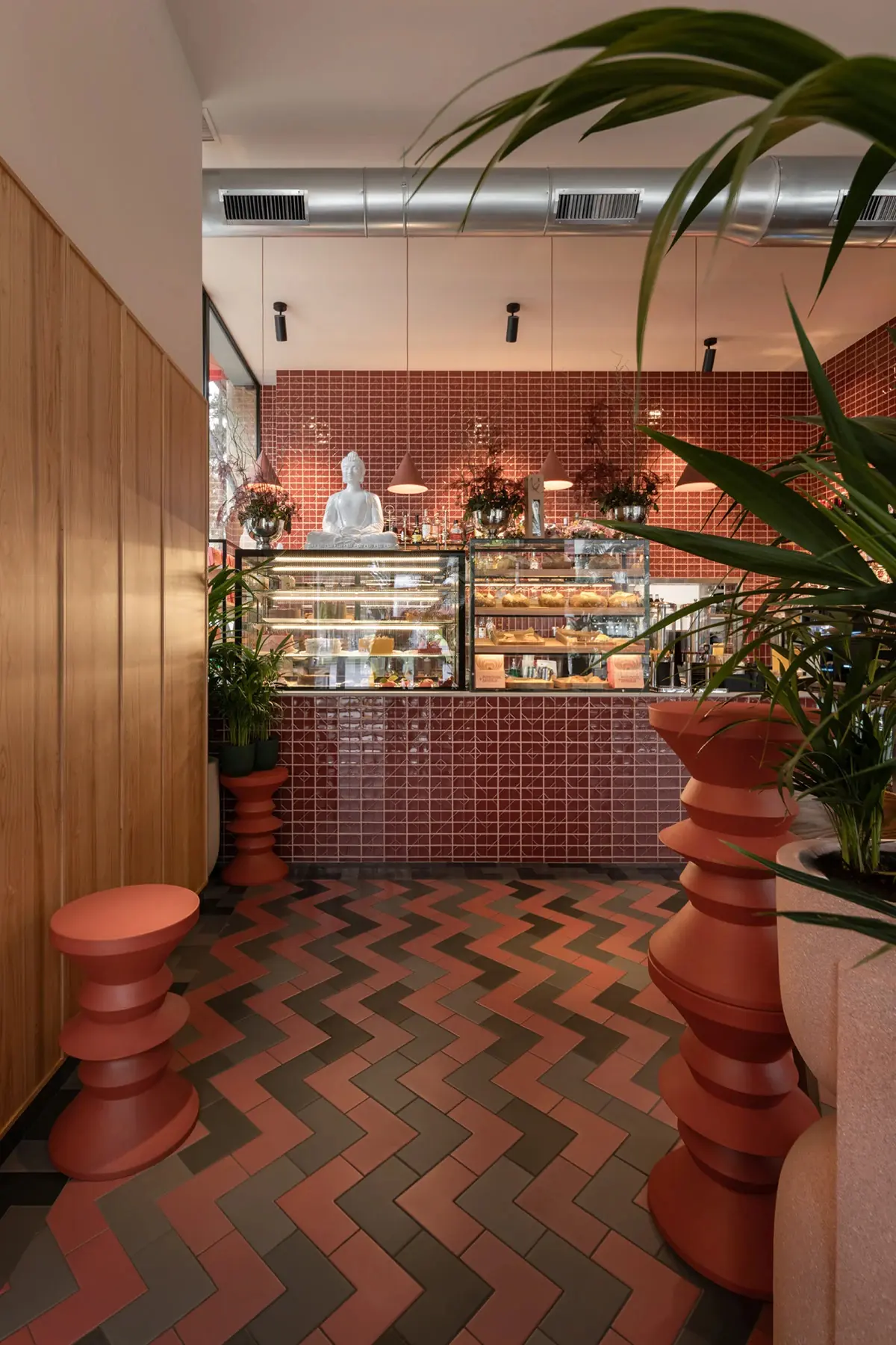 Modern Buffet Service Restaurant fixture detail