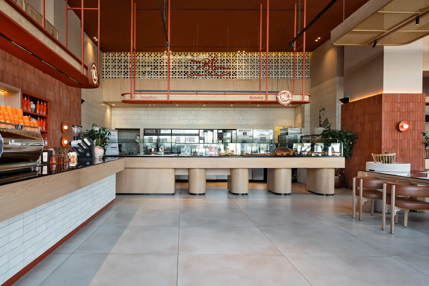 Warm Community Bakery Cafe fixture detail
