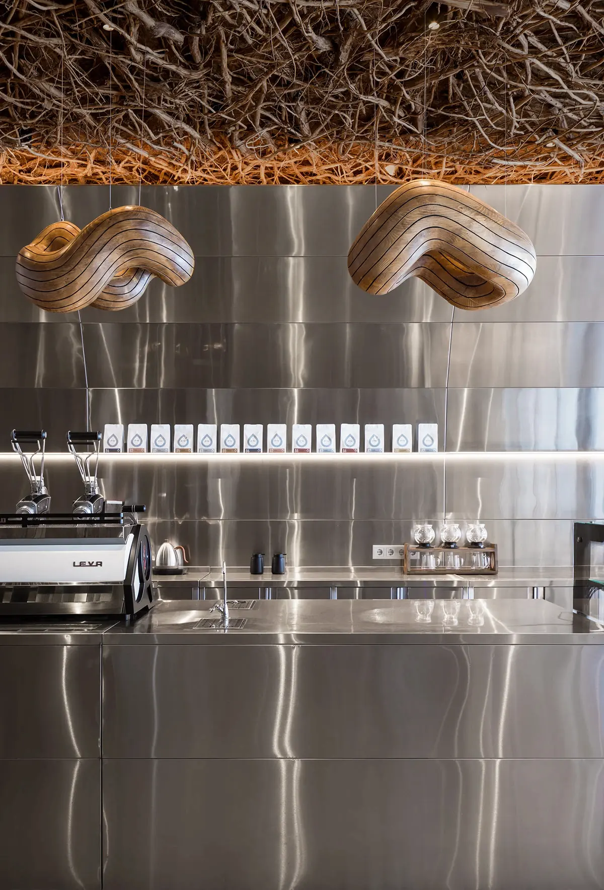 Industrial Takeaway Coffee Bar fixture view