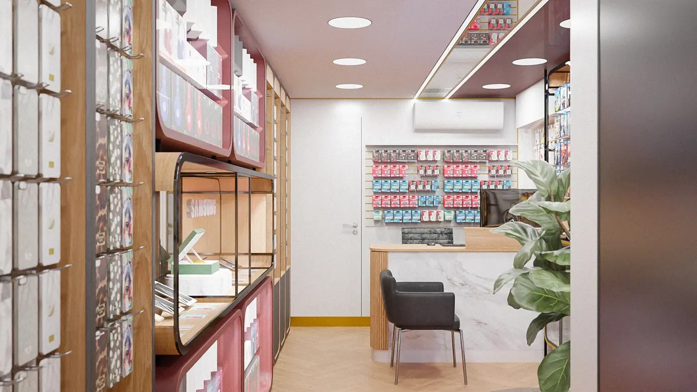Lifestyle Gadget Display Store fixture view