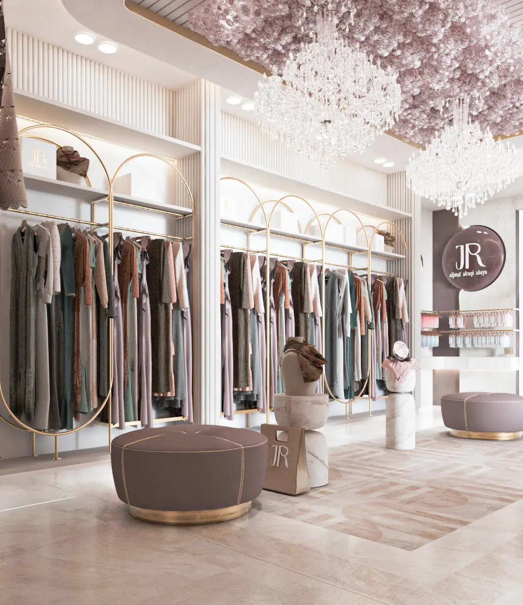 Natural Linen Fashion Space fixture view