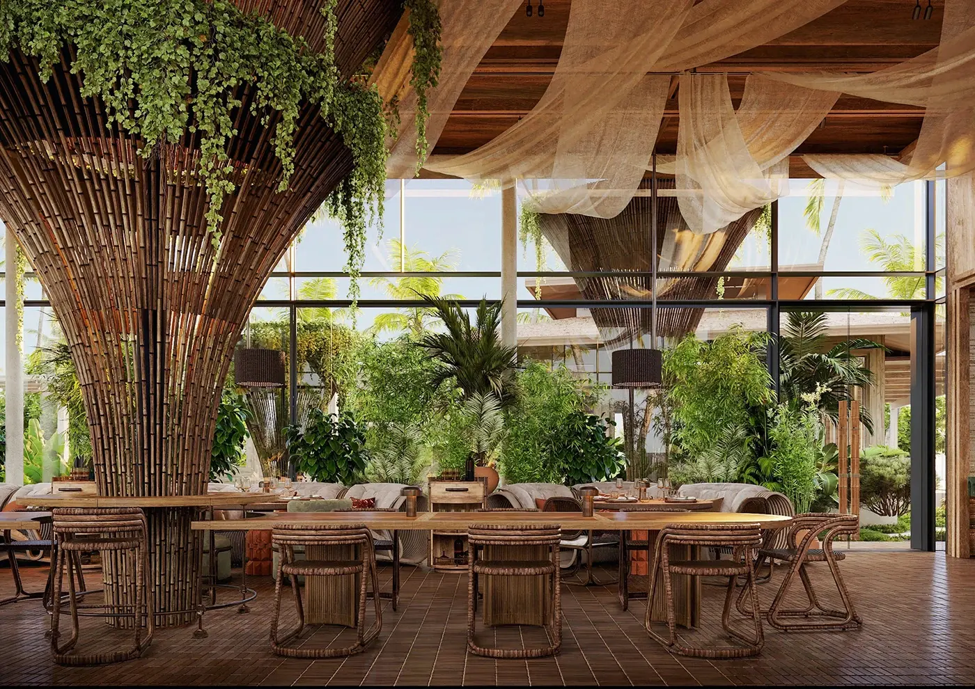 Compact Fast Casual Restaurant fixture view