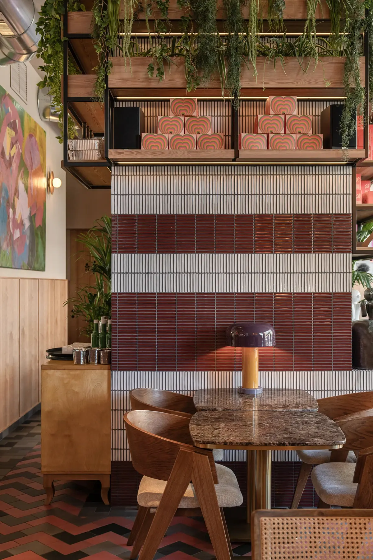 Modern Buffet Service Restaurant fixture view