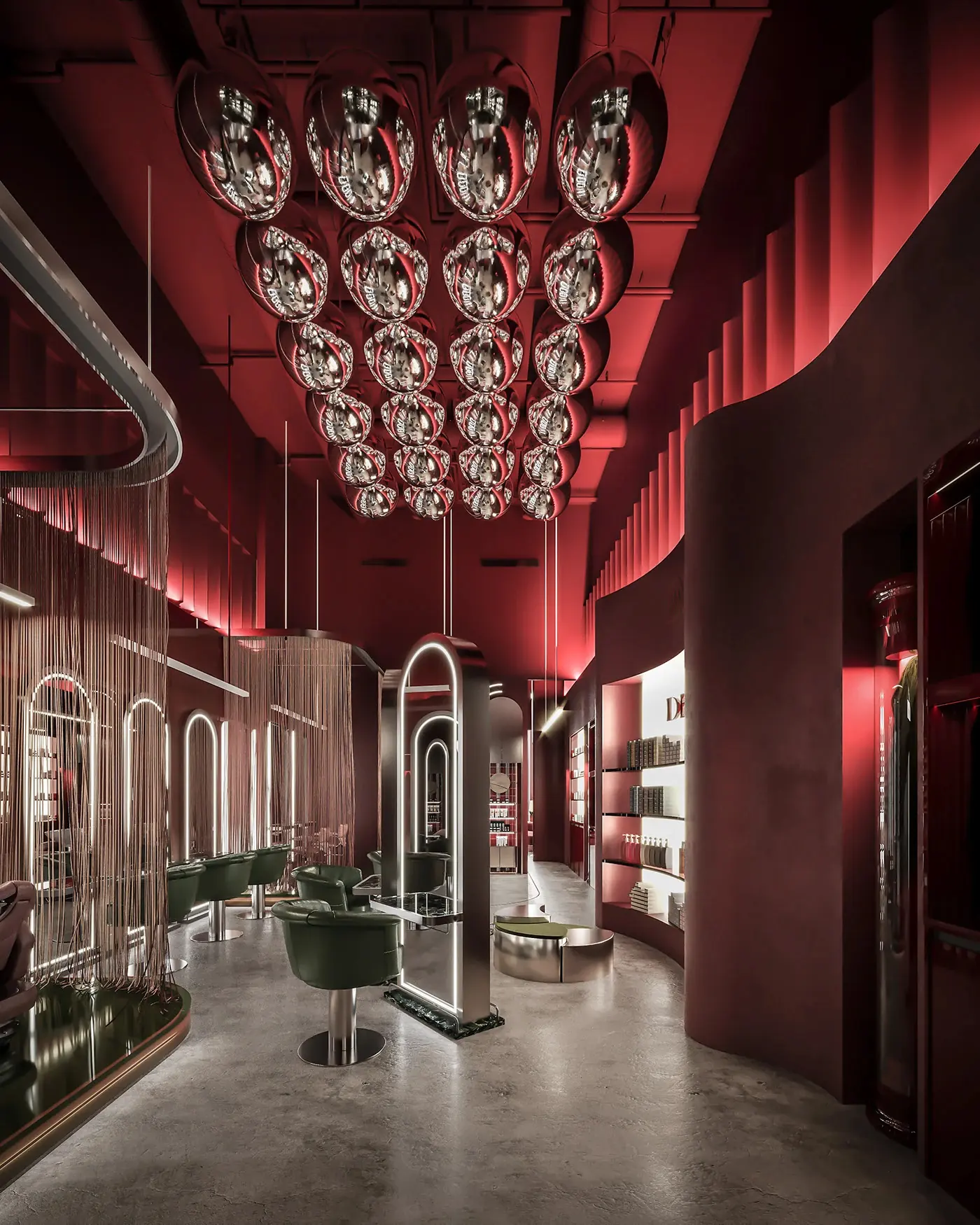 Natural Scalp Care Salon fixture view