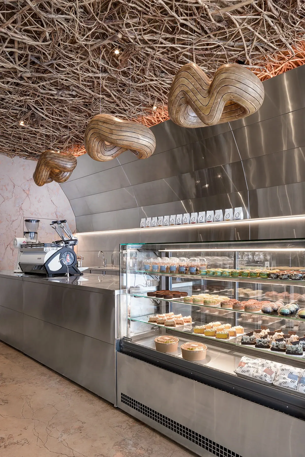 Industrial Takeaway Coffee Bar customer experience