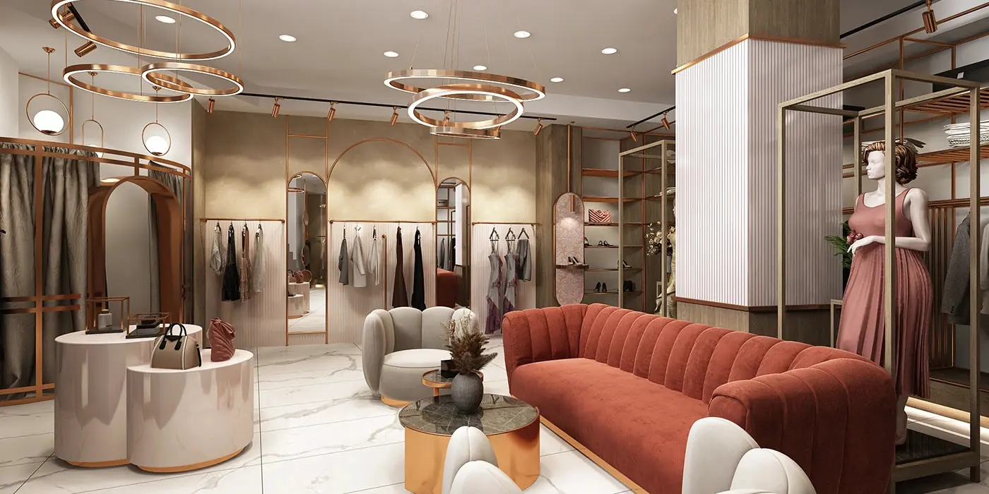 Compact Apparel Retail Store customer experience