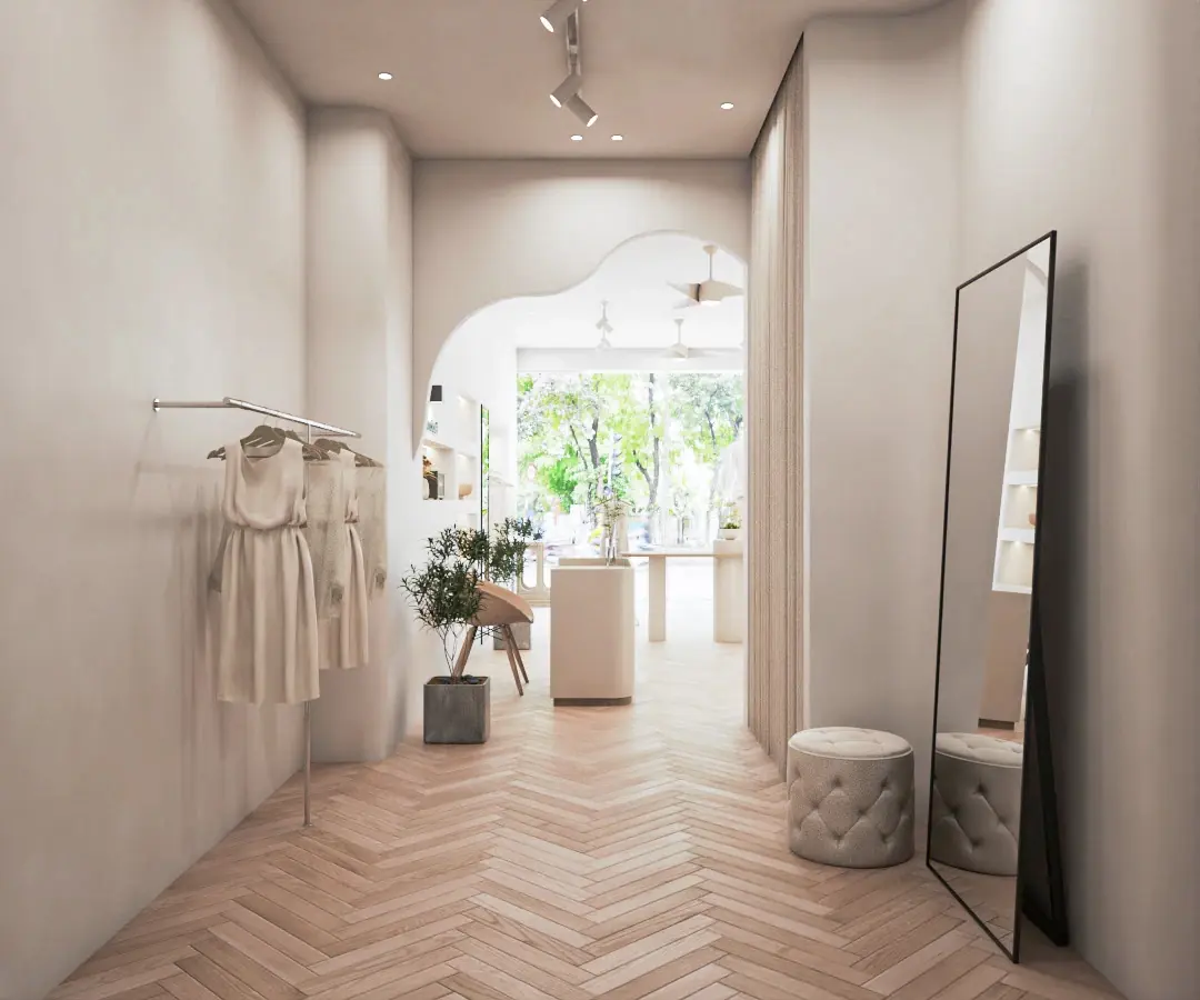 Warm Wood Garment Store customer experience