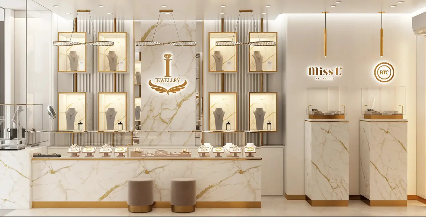Modern Gemstone Retail Space customer experience