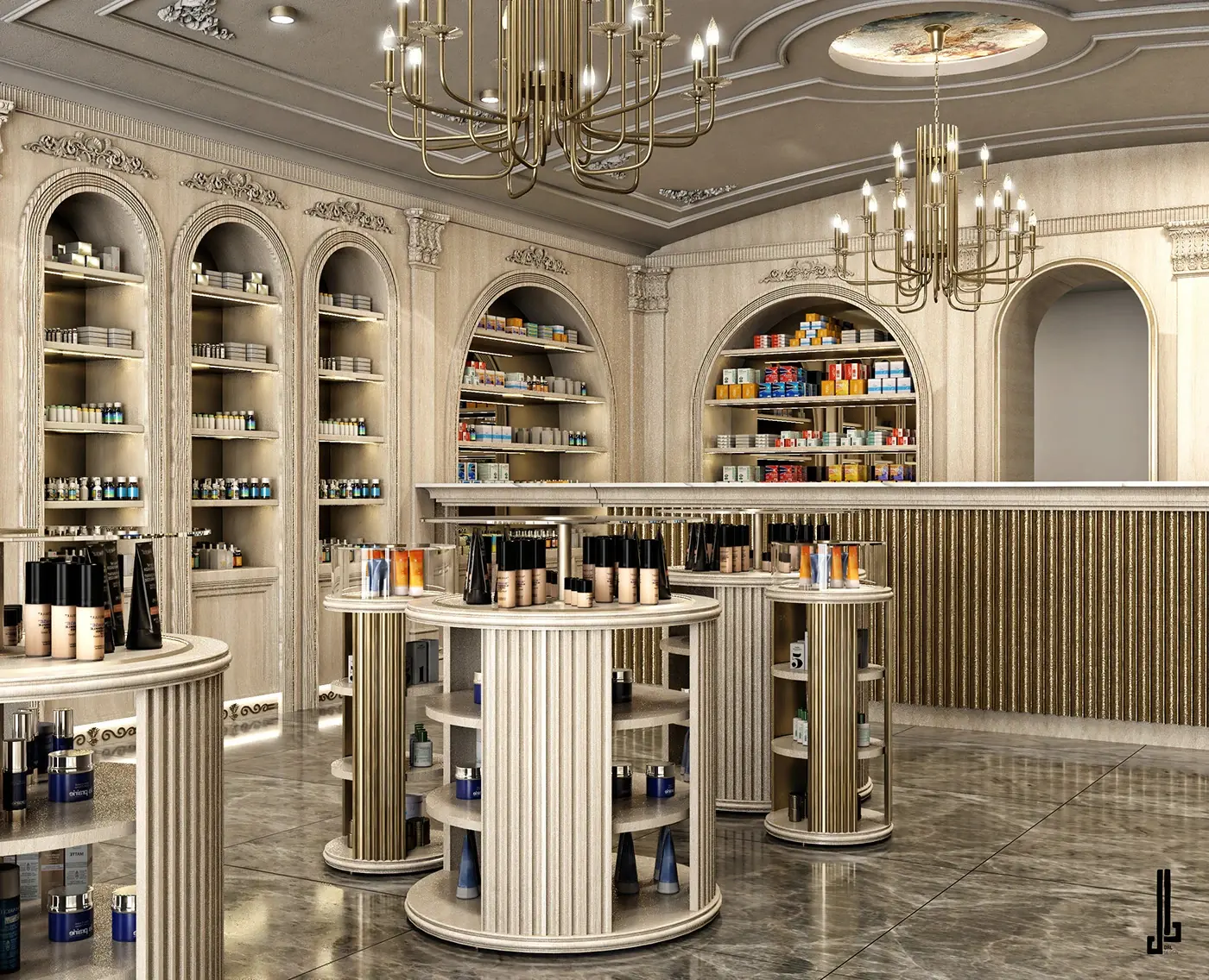 Clean White Pharmacy Store customer experience