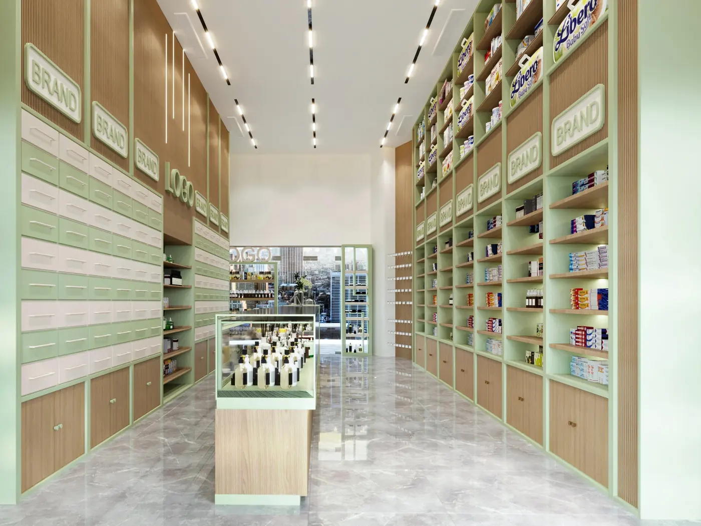 Compact Neighborhood Pharmacy customer experience