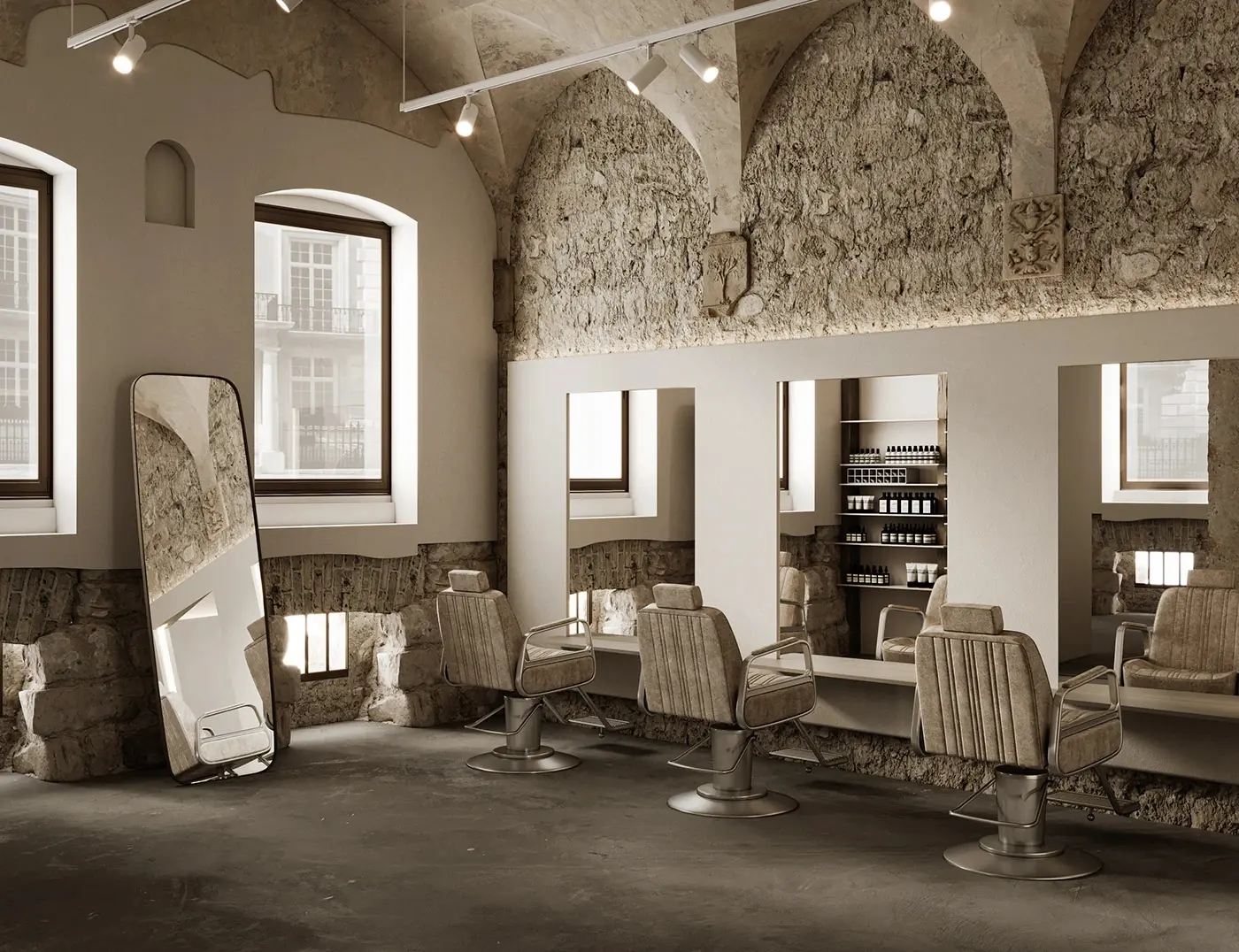 Vintage Wellness Salon Interior customer experience