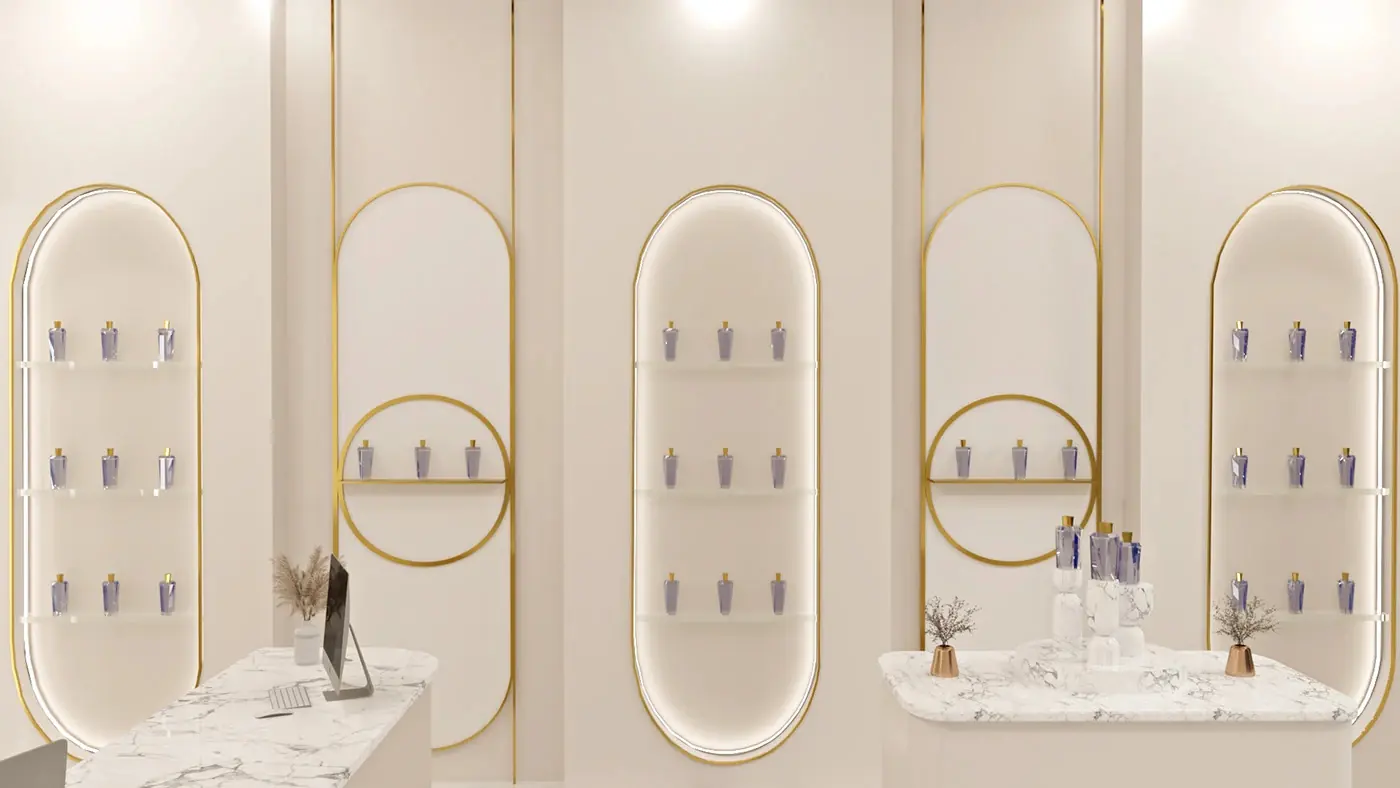 Luxury Perfume Boutique feature display