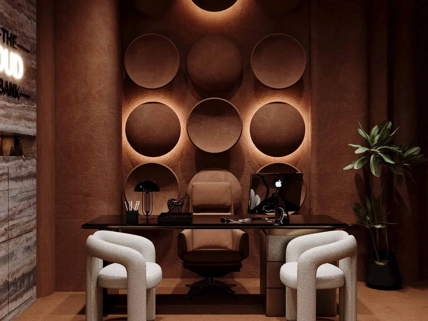 Natural Skincare Retail Space feature display