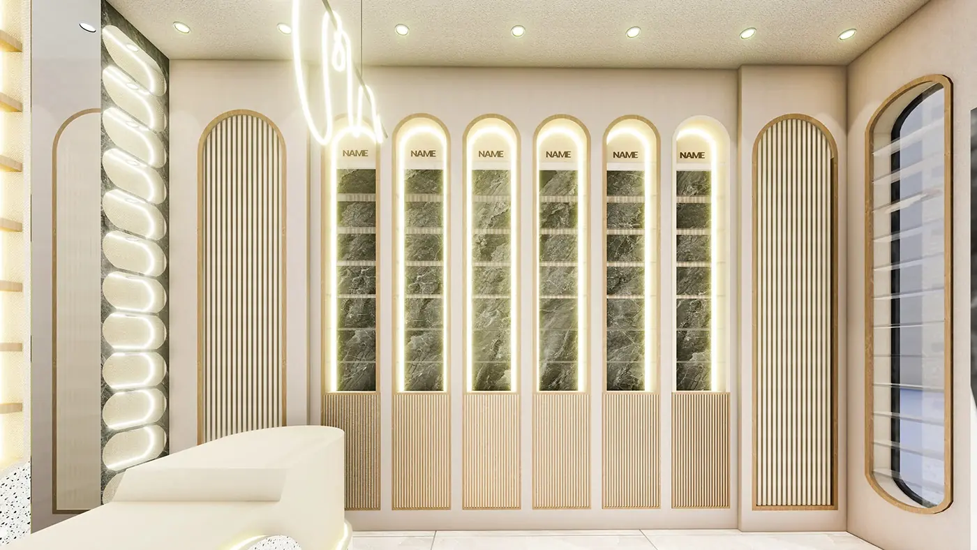Premium Fragrance Display Gallery feature display