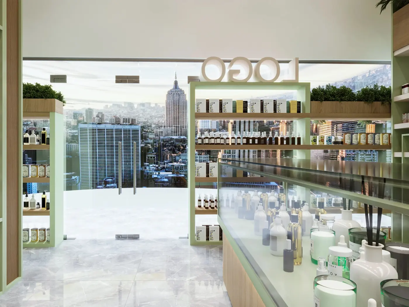 Compact Neighborhood Pharmacy feature display