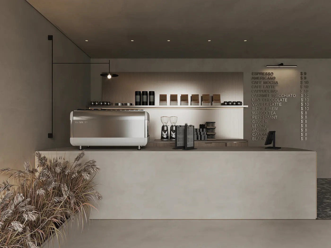 Soft Minimal Bakery Coffee Shop feature display