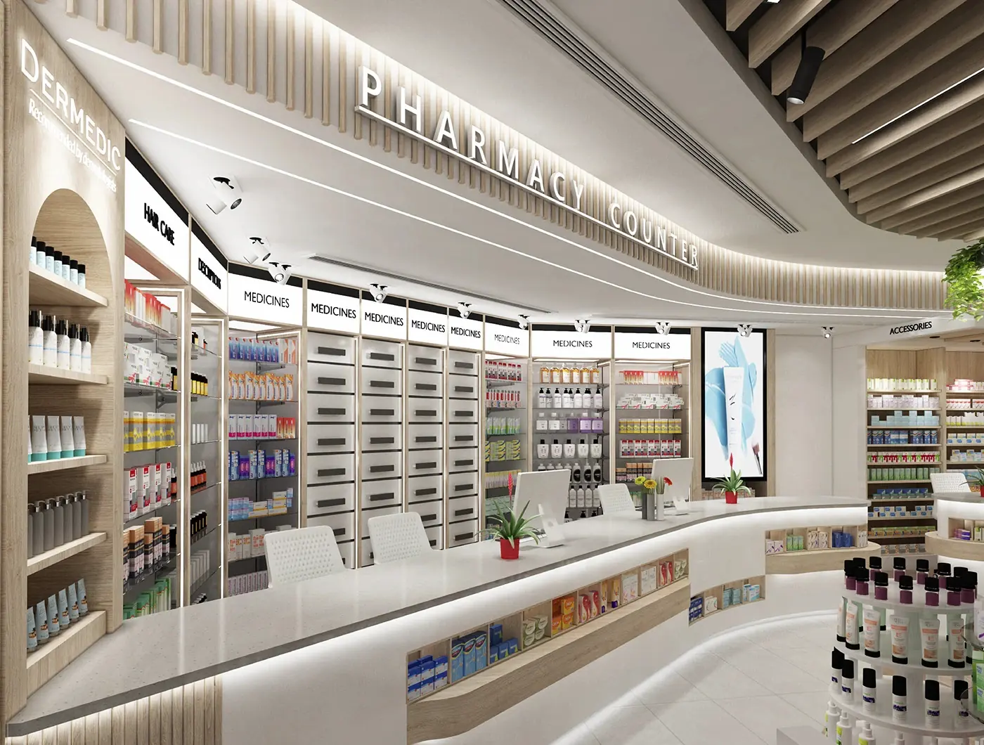 Natural Health Care Store feature display