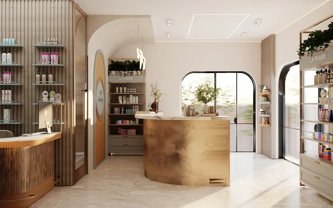 Premium Wellness Retail Store feature display