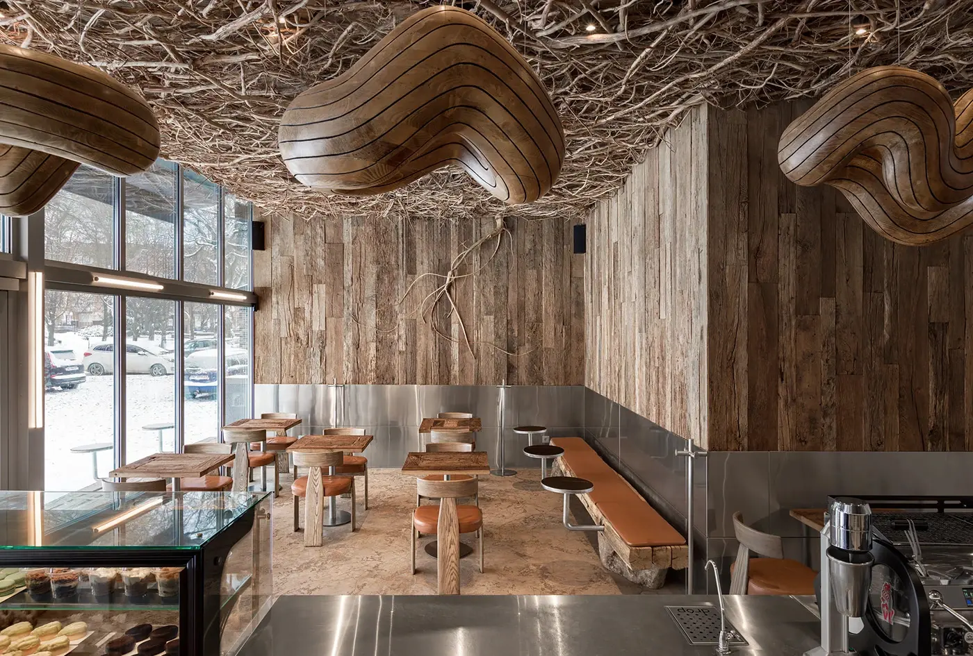 Industrial Takeaway Coffee Bar fixture view