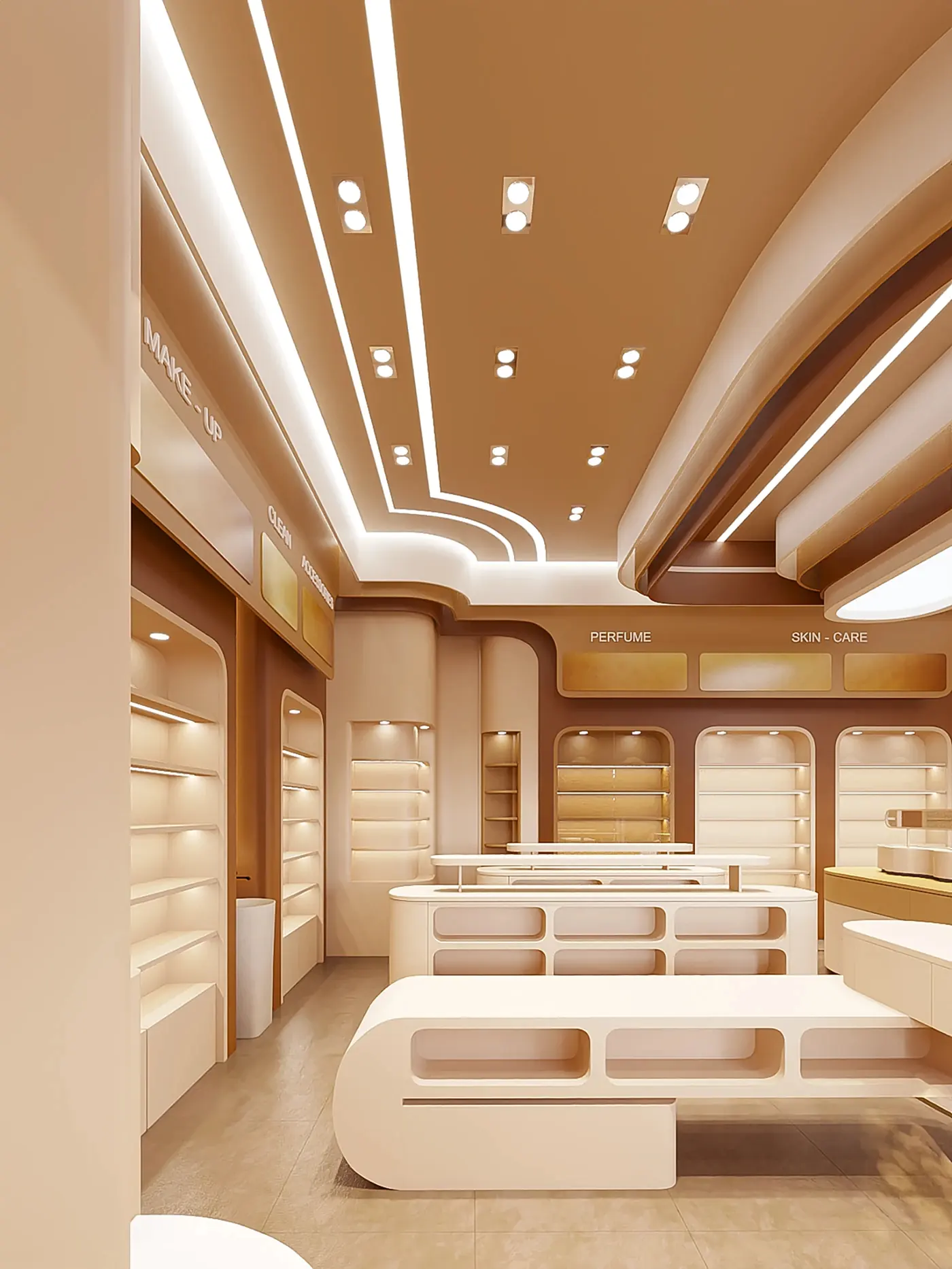 Modern Beauty Consultation Shop fixture view
