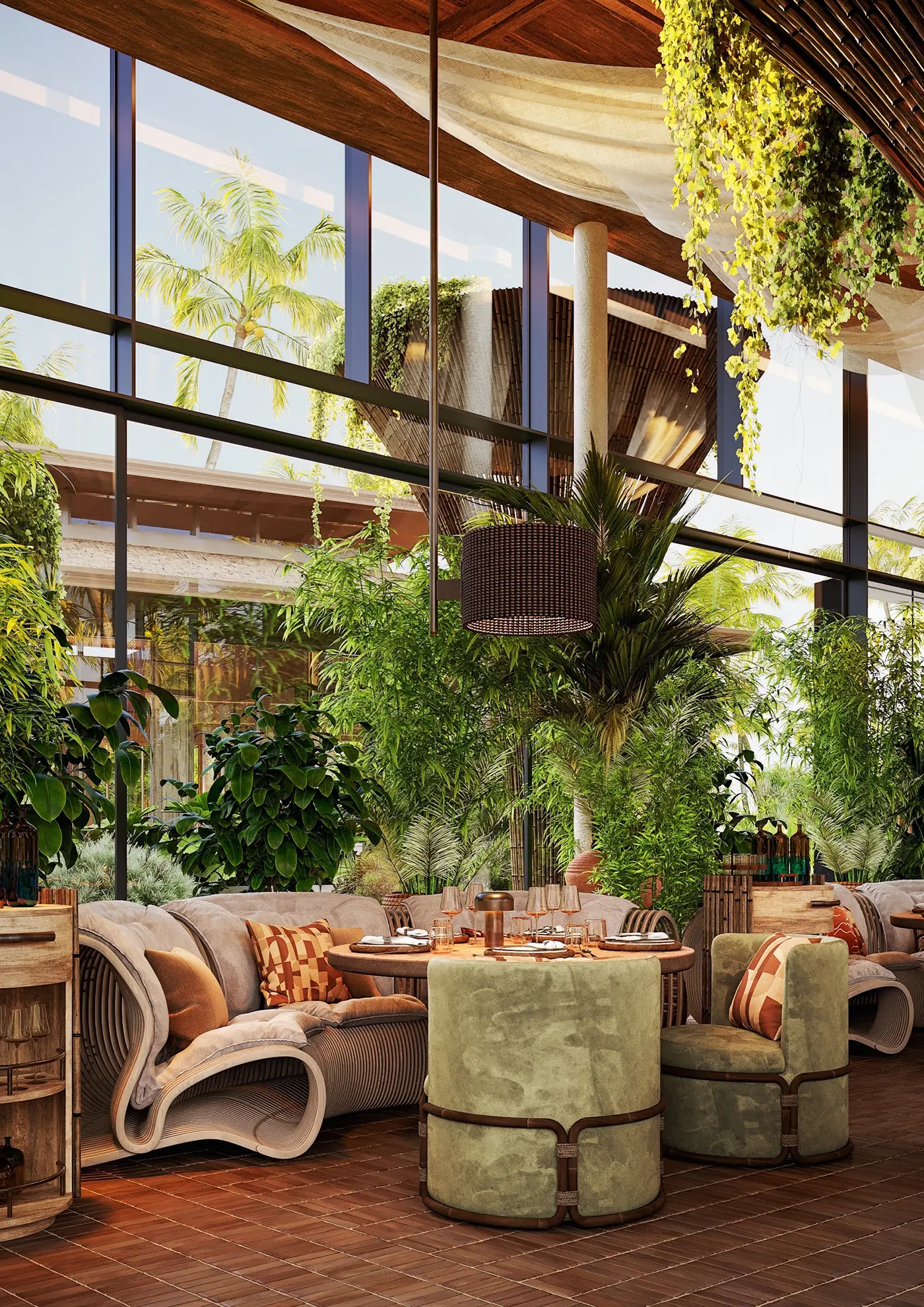 Compact Fast Casual Restaurant fixture view