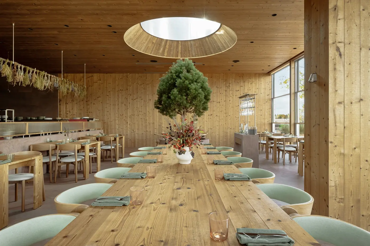 Family Restaurant Fixture Layout fixture view