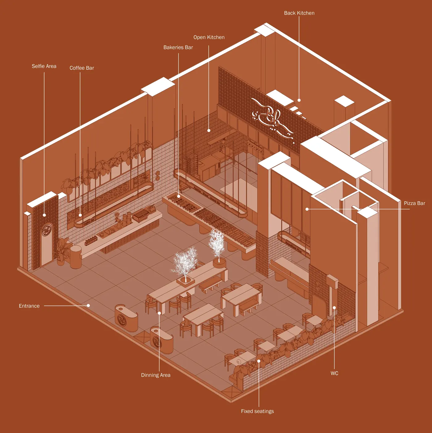 Warm Community Bakery Cafe fixture view