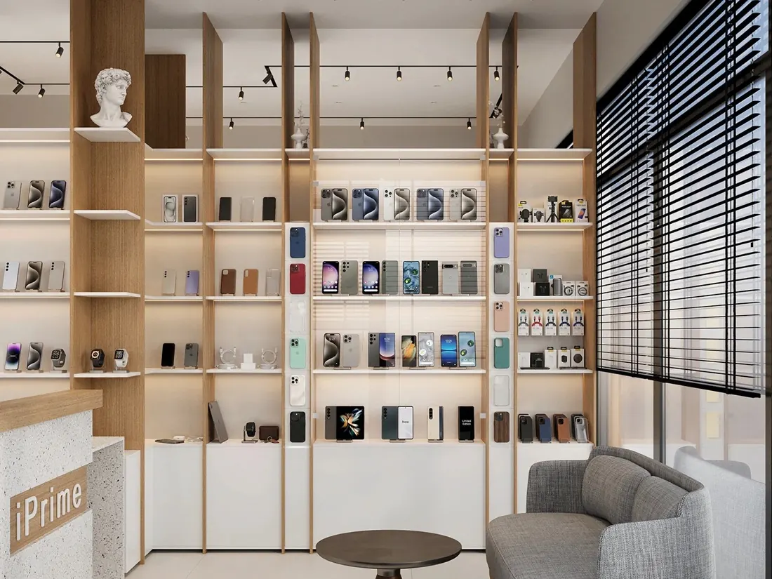 Cellphone and electronics store fixture reference