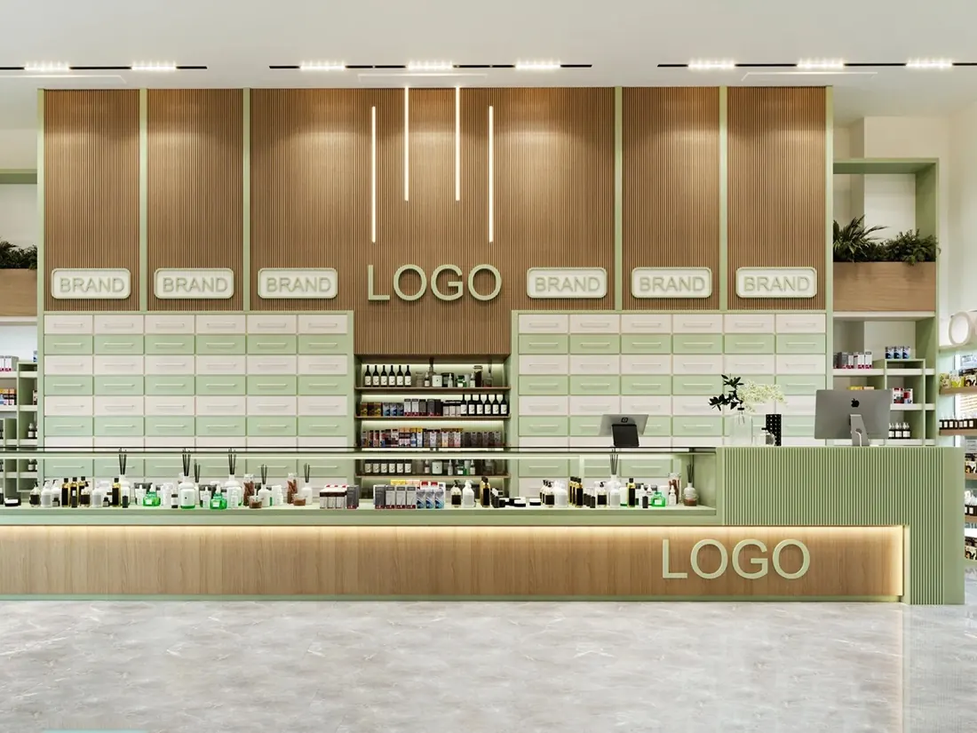 Pharmacy and health shop fixture reference