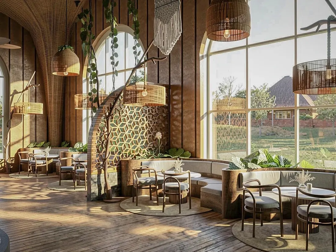 Restaurant and hotel interior reference